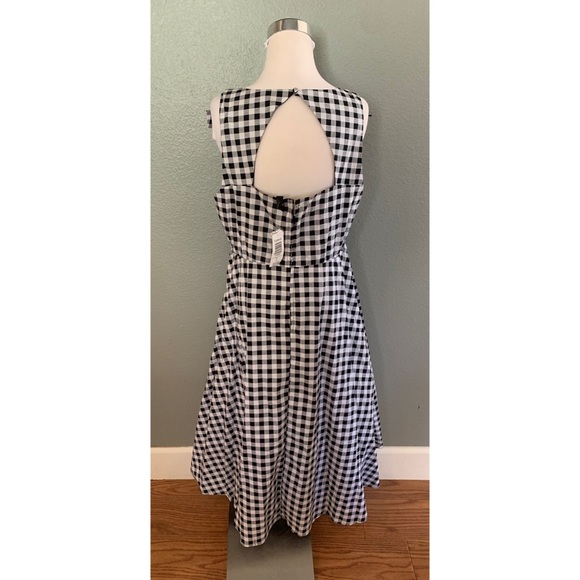 NWT Plaid Pin Up Dress Size 12 - Picture 4 of 4
